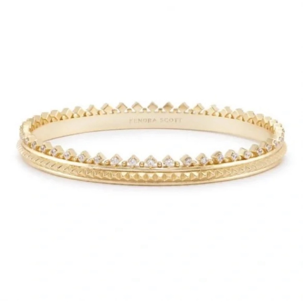 Kendra Scott Gold Mary Caroline Bangle  Bracelet
